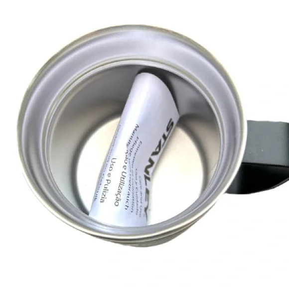 Stanley stainless steel coffee/tea cup/mug black 12oz Vacuum sealed - Picture 4 of 5